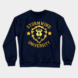 Stormwind University World Of Warcraft Tee Crewneck Sweatshirt